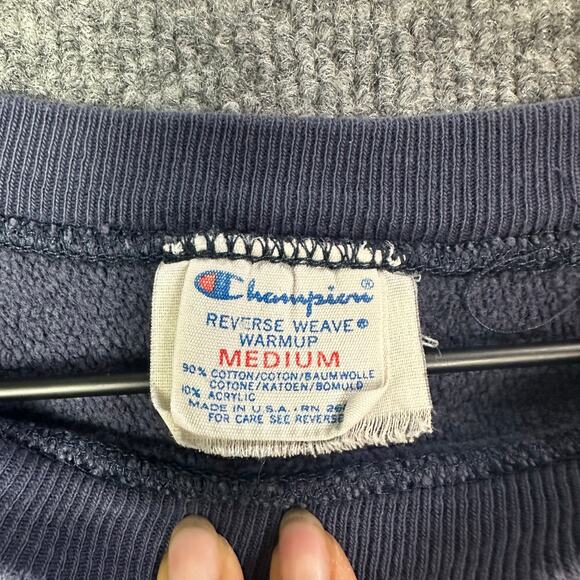 Vintage Champion Reverse Weave Tonka Crew Neck Sweatshirt Made In USA - Picture 9 of 10